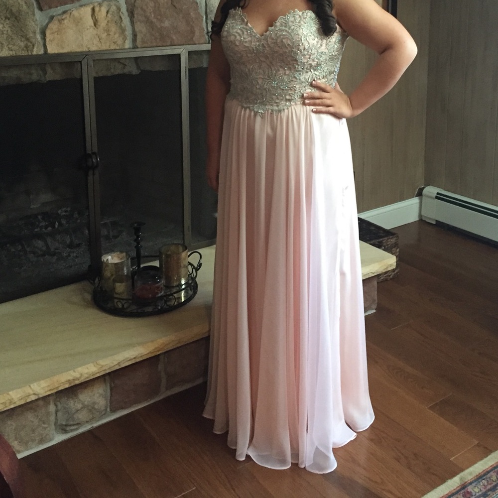 La Femme Full length gown